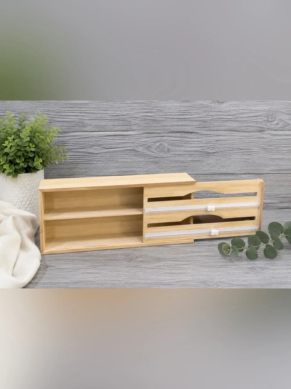 Brand New Modern Wooden Kitchen Organizer Set | Wall Mount or Drawer Storage